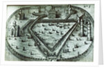 The Fortress in Alexandrovskaya village. Published by Jacob Ulfeldt, 1578 by Anonymous