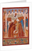 Monastic consecration of Saint Abraham of Rostov. Fresco of the Church of Saint John The Apostle in by Anonymous