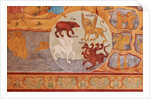 The Last Judgment (Detail). Fresco of the Church of Saint John The Apostle in Rostov Kremlin, 17th c by Anonymous