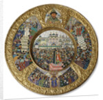 Dish with scenes the Election of Michail Romanov to the Tsar on 14 March 1613, 1913 by Anonymous