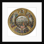 Dish with scenes the Election of Michail Romanov to the Tsar on 14 March 1613, 1913 by Anonymous
