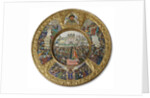 Dish with scenes the Election of Michail Romanov to the Tsar on 14 March 1613, 1913 by Anonymous