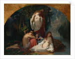 Les baigneuses (Les filles de la source), ca 1842 by Anonymous