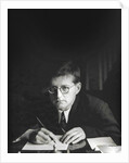 Portrait of the composer Dmitri Shostakovich by Anonymous