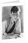Portrait of the composer Dmitri Shostakovich by Anonymous