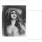 Portrait of the Ballet dancer Tamara Karsavina as Thamar in the ballet Thamar by M.A. Ba by Anonymous