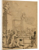 Street scene during the revolution, c. 1800 by Anonymous