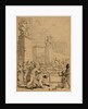 Street scene during the revolution, c. 1800 by Anonymous