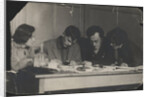Varlam Shalamov and Arkady Shumsky at the editorial office Za udarnichestvo, 1932 by Anonymous