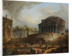The Porto di Ripetta in Rome, 1766 by Anonymous