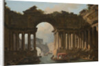 Architectural Caprice with a Canal, 1783 by Anonymous