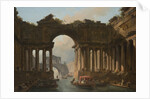 Architectural Caprice with a Canal, 1783 by Anonymous