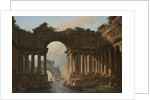 Architectural Caprice with a Canal, 1783 by Anonymous