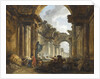 Imaginary View of the Grand Gallery of the Louvre in Ruins, 1796 by Anonymous