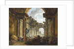 Imaginary View of the Grand Gallery of the Louvre in Ruins, 1796 by Anonymous