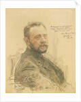 Portrait of the writer Boris Alexandrovich Lazarevsky, 1906 by Anonymous