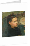 Portrait of Vera Repina, the first wife of the artist by Anonymous