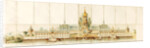 Architectural study for a Russian monastery by Anonymous