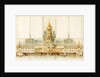 Architectural study for a Russian monastery by Anonymous