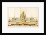 Architectural study for a Russian monastery by Anonymous
