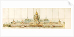 Architectural study for a Russian monastery by Anonymous