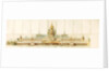 Architectural study for a Russian monastery by Anonymous