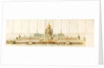 Architectural study for a Russian monastery by Anonymous