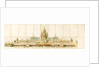 Architectural study for a Russian monastery by Anonymous