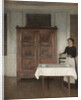The maid laying the table, 1895 by Anonymous
