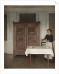 The maid laying the table, 1895 by Anonymous