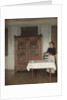 The maid laying the table, 1895 by Anonymous