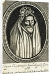 Portrait of the poet John Donne, frontispiece to Deaths duell, 1633 by Anonymous
