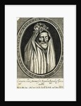 Portrait of the poet John Donne, frontispiece to Deaths duell, 1633 by Anonymous