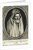 Portrait of the poet John Donne, frontispiece to Deaths duell, 1633 by Anonymous