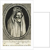 Portrait of the poet John Donne, frontispiece to Deaths duell, 1633 by Anonymous