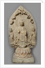 Votive Stele with Buddha and two Bodhisattvas, 534-550 by Anonymous