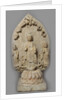 Votive Stele with Buddha and two Bodhisattvas, 534-550 by Anonymous