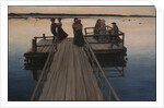 Dance on the landing stage, Symbolism by Anonymous