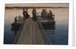 Dance on the landing stage, Symbolism by Anonymous