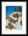 Snow on the cliffs, 1901 by Anonymous
