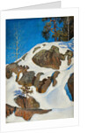 Snow on the cliffs, 1901 by Anonymous