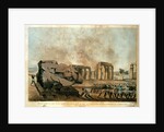 Mode in which the young Memnons head was removed by G. Belzoni, 1820 by Anonymous