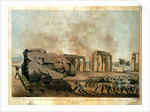 Mode in which the young Memnons head was removed by G. Belzoni, 1820 by Anonymous
