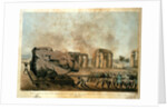 Mode in which the young Memnons head was removed by G. Belzoni, 1820 by Anonymous