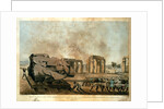 Mode in which the young Memnons head was removed by G. Belzoni, 1820 by Anonymous