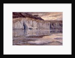 The icy water of Lake Märjelen, c. 1908 by Anonymous