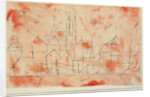 City with gothic cathedral (Stadt mit gotischem Muenster), 1925 by Anonymous