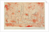 City with gothic cathedral (Stadt mit gotischem Muenster), 1925 by Anonymous