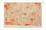 City with gothic cathedral (Stadt mit gotischem Muenster), 1925 by Anonymous