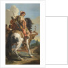 Hunter on Horseback, 1718-1725 by Anonymous